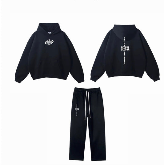 BLACK TRACKSUIT SEEYSA
